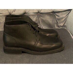 Next Boots Women Black Lace Size 41 ( US 8) Leather